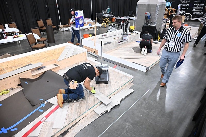 Working on Floor